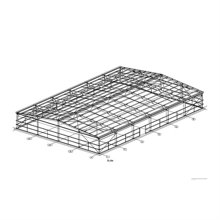 Large Span Prefabricated Steel Structure Warehouse-7