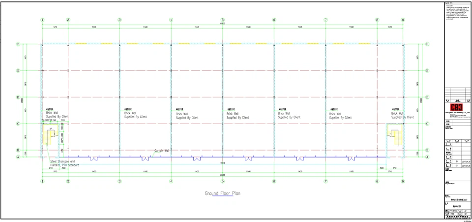 CBC Steel Structure Office Building Design For Port Moresby, Papua New Guinea suppliers